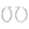 Thumbnail Image 1 of Sterling Silver 15mm Hoop Earrings
