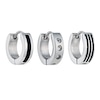 Thumbnail Image 1 of Stainless Steel Set Of 3 Hoop Earrings