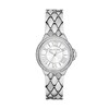 Thumbnail Image 0 of Michael Kors Camille Ladies' Stone Set Quilted Stainless Steel Bracelet Watch