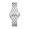 Thumbnail Image 3 of Michael Kors Camille Ladies' Stone Set Quilted Stainless Steel Bracelet Watch