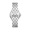 Thumbnail Image 4 of Michael Kors Camille Ladies' Stone Set Quilted Stainless Steel Bracelet Watch