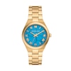 Thumbnail Image 1 of Michael Kors Lennox Ladies' Marble Dial Gold Tone Stainless Steel Watch