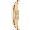 Thumbnail Image 1 of Michael Kors Lennox Ladies' Marble Dial Gold Tone Stainless Steel Watch