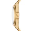 Thumbnail Image 1 of Michael Kors Lennox Ladies' Marble Dial Gold Tone Stainless Steel Watch