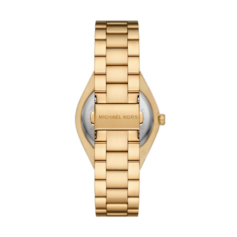 Main Image 3 of Michael Kors Lennox Ladies' Marble Dial Gold Tone Stainless Steel Watch