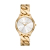 Thumbnail Image 1 of Michael Kors Runway Ladies' Gold Tone Curb Chain Stainless Steel Watch
