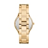 Thumbnail Image 2 of Michael Kors Runway Ladies' Gold Tone Curb Chain Stainless Steel Watch