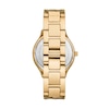 Thumbnail Image 3 of Michael Kors Runway Ladies' Gold Tone Curb Chain Stainless Steel Watch