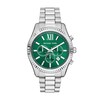 Thumbnail Image 1 of Michael Kors Lexington Men's Green Chronograph Dial & Stainless Steel Watch