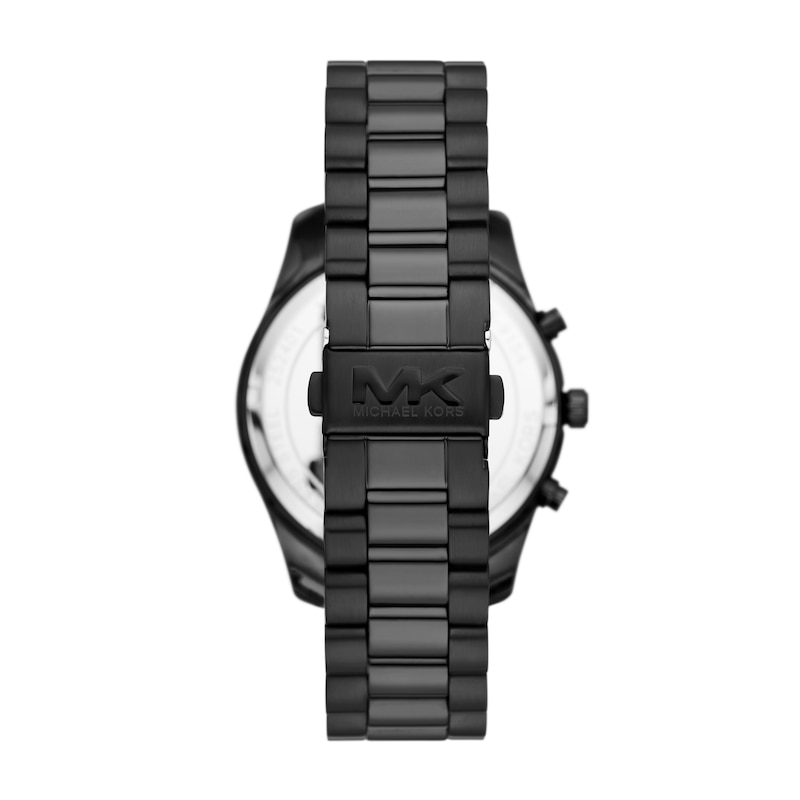 Michael Kors Lexington Men's All Black Chronograph Dial & Stainless Steel Watch