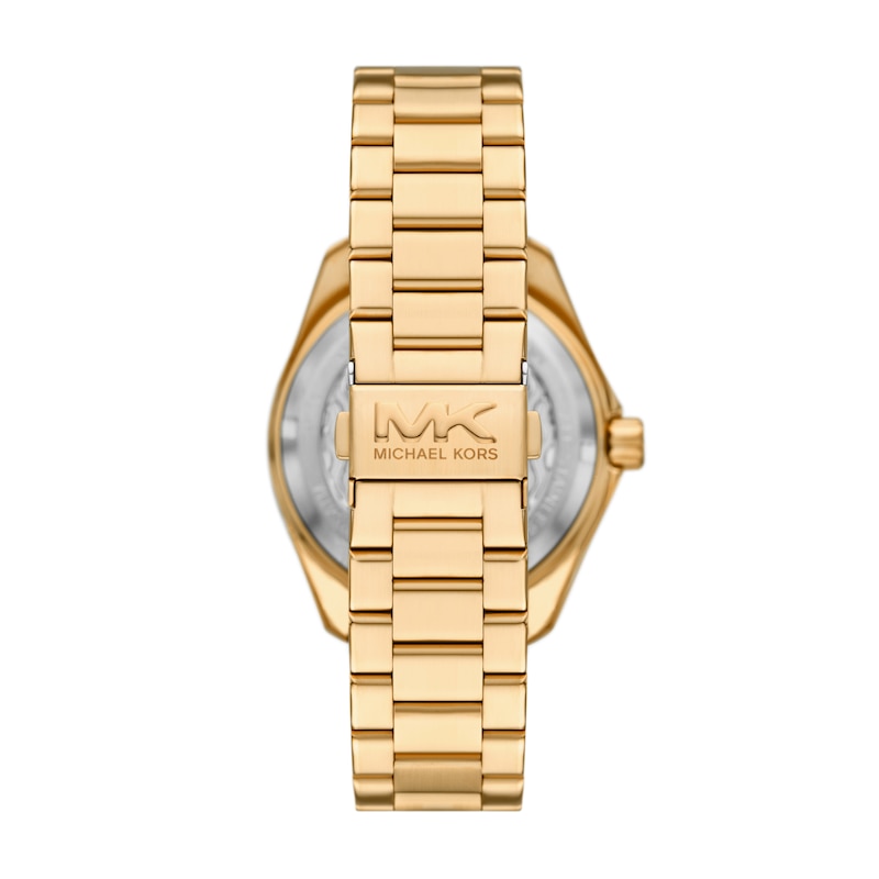 Michael Kors Maritime Men's Green Dial Gold Tone Stainless Steel Watch