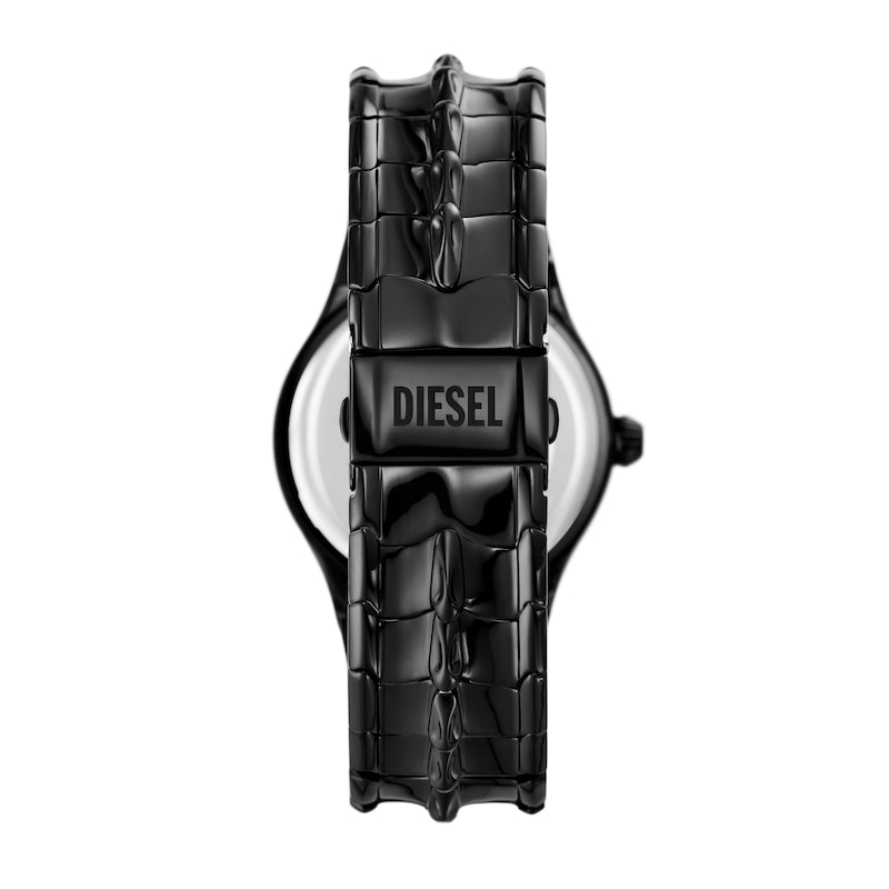 Diesel Vert Men's Blue Dial Black IP Stainless Steel Bracelet Watch