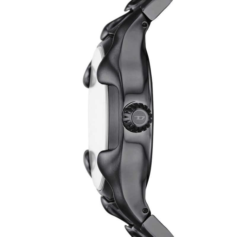 Main Image 3 of Diesel Vert Men's Red Dial Gunmetal Stainless Steel Bracelet Watch