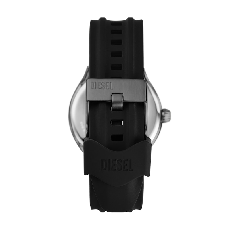 Main Image 3 of Diesel Streamline Men's Yellow Dial Silicone Strap Watch