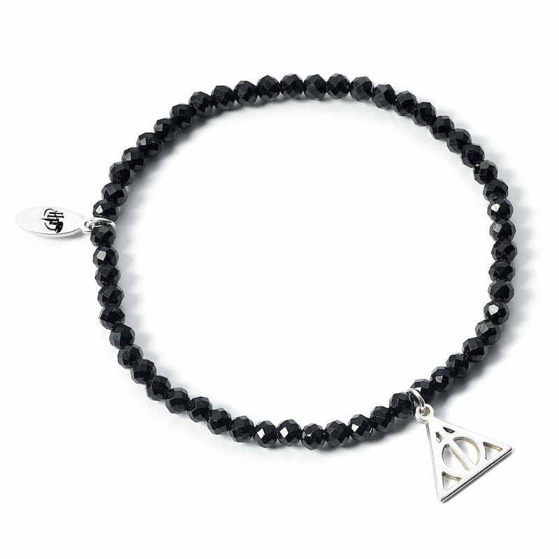 Main Image 1 of Harry Potter Crystal Bracelet & Sterling Silver Deathly Hallows Charm