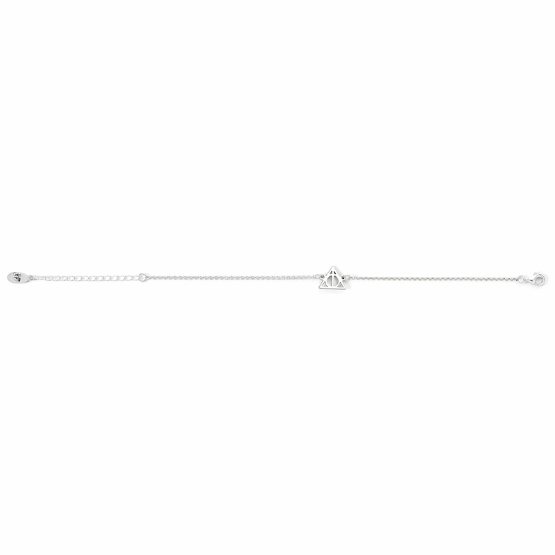 Harry Potter Sterling Silver Deathly Hallows Charm Bracelet