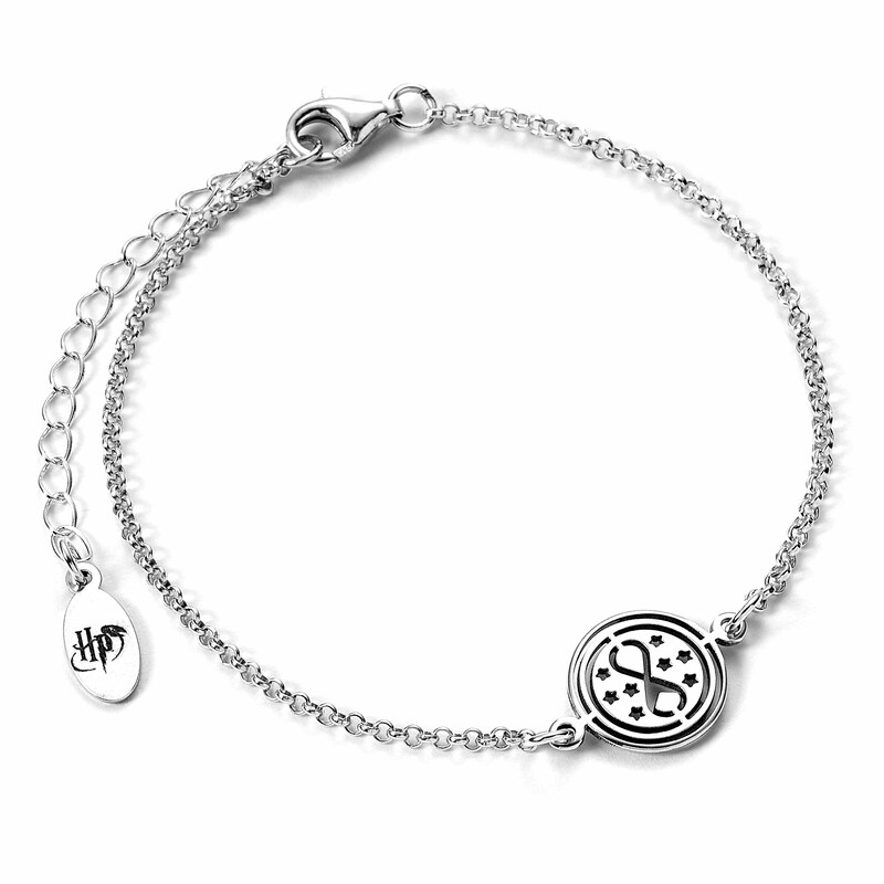 Main Image 1 of Harry Potter Sterling Silver Time Turner Charm Bracelet