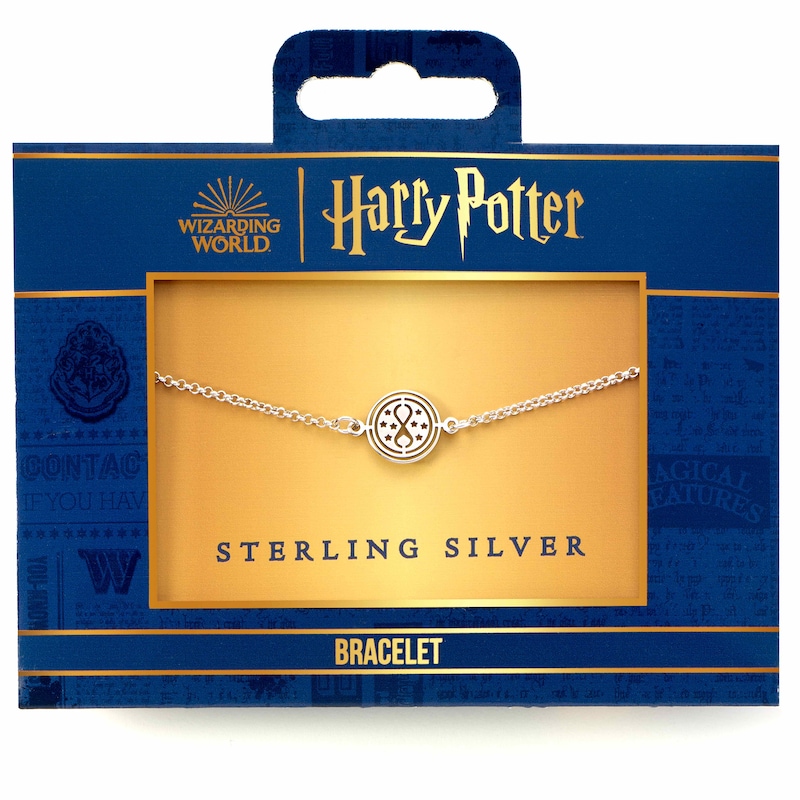 Main Image 3 of Harry Potter Sterling Silver Time Turner Charm Bracelet
