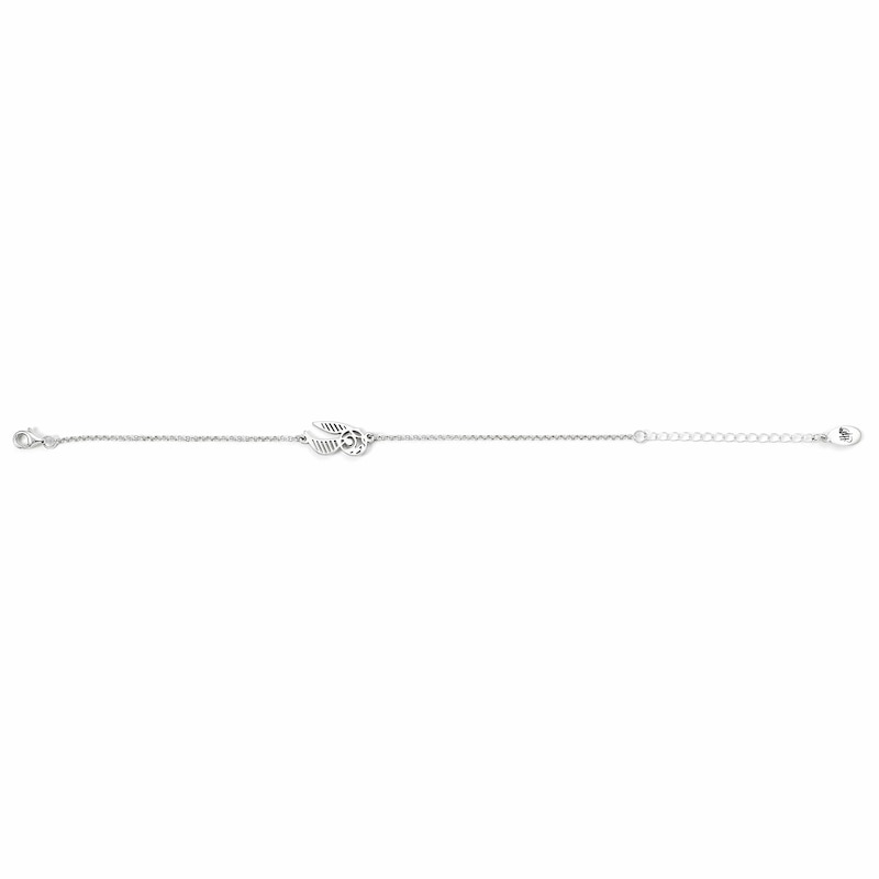Main Image 2 of Harry Potter Sterling Silver Golden Snitch Charm Bracelet