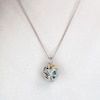 Thumbnail Image 3 of Angel Whisperer Sterling Silver Rhodium Plated CZ Heaven Pendant Necklace