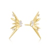 Thumbnail Image 1 of Anie Haie 14ct Gold Plated Statement Spike Stud Earrings