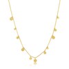 Thumbnail Image 1 of Anie Haie 14ct Gold Plated Geometry Mixed Discs Necklace