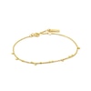 Thumbnail Image 0 of Anie Haie 14ct Gold Plated Geometry Mixed Discs Bracelet
