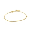 Thumbnail Image 1 of Anie Haie 14ct Gold Plated Geometry Mixed Discs Bracelet