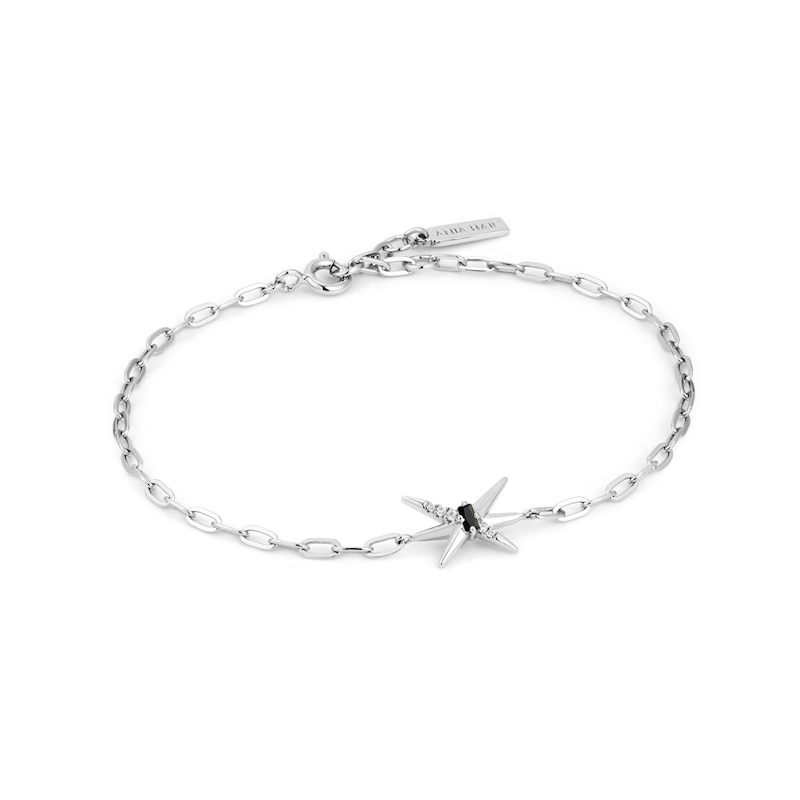 Anie Haie Sterling Silver Rhodium Plated Spike Chain Bracelet