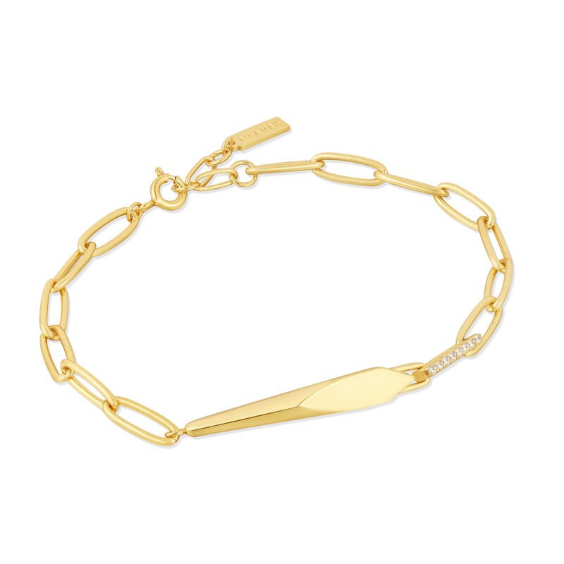 Main Image 1 of Anie Haie 14ct Gold Plated Geometric Chunky Chain Bracelet