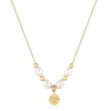 Thumbnail Image 0 of Anie Haie 14ct Gold Plated Pearl & CZ Star Pendant Necklace