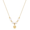 Thumbnail Image 1 of Anie Haie 14ct Gold Plated Pearl & CZ Star Pendant Necklace