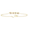 Thumbnail Image 3 of 9ct Yellow Gold Cleo Rose De France Amethyst Multi Shape Bracelet
