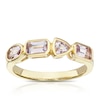 Thumbnail Image 1 of 9ct Yellow Gold Cleo Rose De France Amethyst Multi Shape Ring