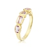 Thumbnail Image 2 of 9ct Yellow Gold Cleo Rose De France Amethyst Multi Shape Ring