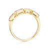 Thumbnail Image 3 of 9ct Yellow Gold Cleo Rose De France Amethyst Multi Shape Ring