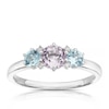 Thumbnail Image 1 of 9ct White Gold Willa Multi Stone Trilogy Ring