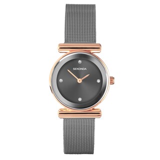 Sekonda Ava Women's Grey Mesh Strap Watch