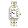 Thumbnail Image 1 of Sekonda Monica Maxi Ladies’ White Rectangular Dial Two Tone Bracelet Watch