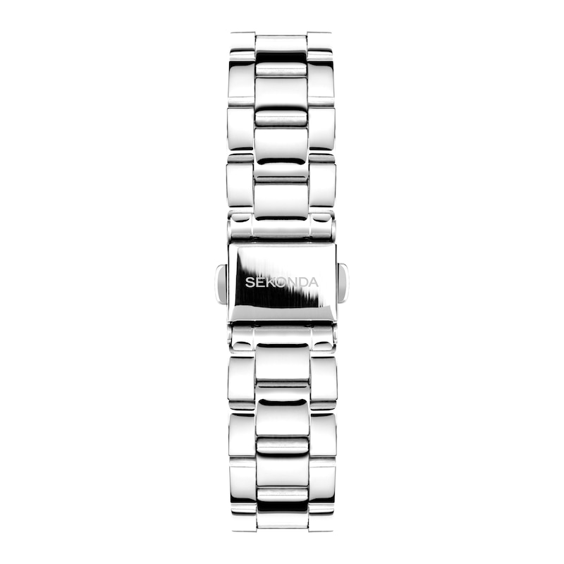 Main Image 6 of Sekonda Margot Ladies' Stone Set Bezel Stainless Steel Bracelet Watch