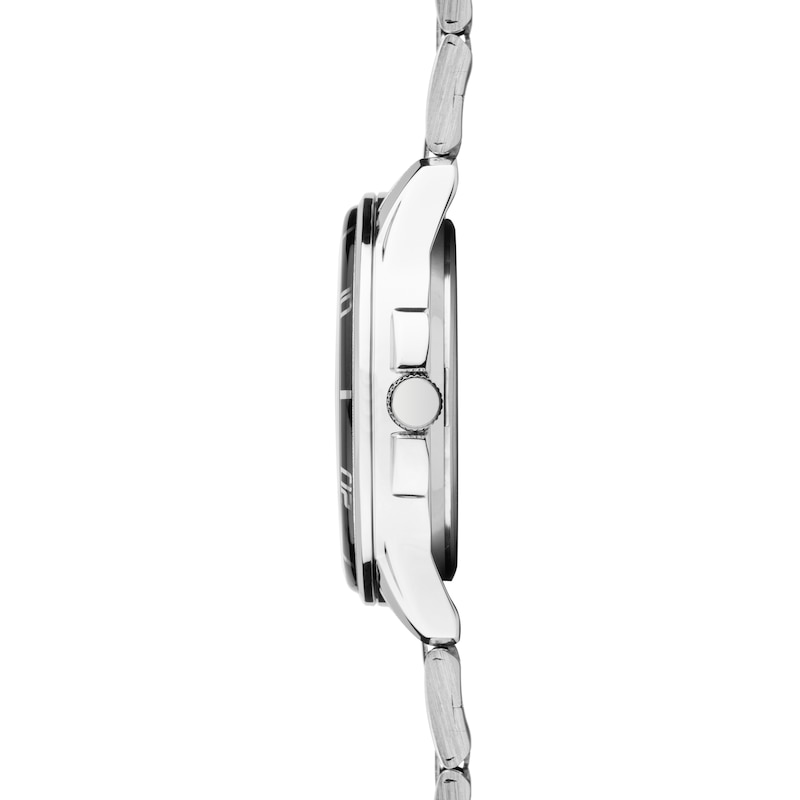 Sekonda Classic Men's Black Dial Stainless Steel Bracelet Watch