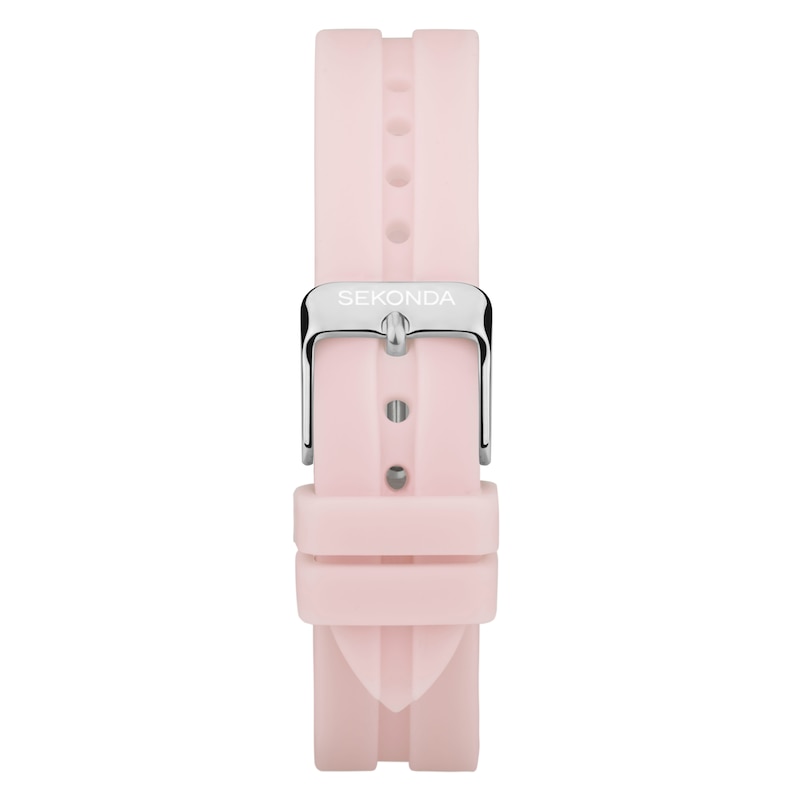 Main Image 5 of Sekonda Balearic Ladies' Pink Rubber Strap Watch
