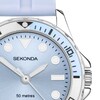 Thumbnail Image 2 of Sekonda Balearic Ladies' Blue Rubber Strap Watch