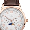 Thumbnail Image 2 of Sekonda Armstrong Men’s Moon Phase Brown Leather Strap Watch