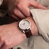Thumbnail Image 2 of Sekonda Armstrong Men’s Moon Phase Brown Leather Strap Watch