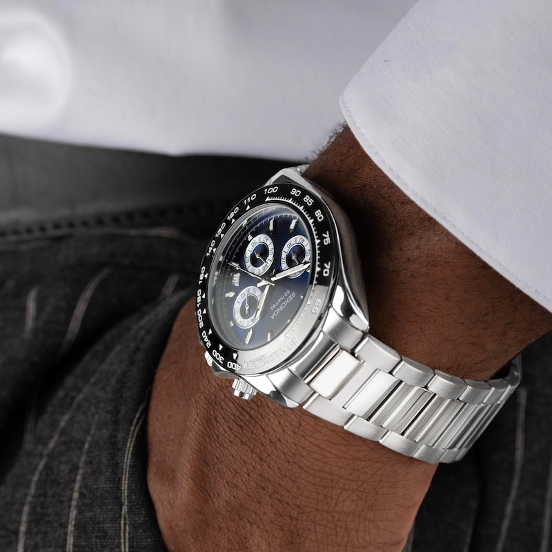 Main Image 4 of Sekonda Circuit Chronograph Men's Stainless Steel Bracelet Watch