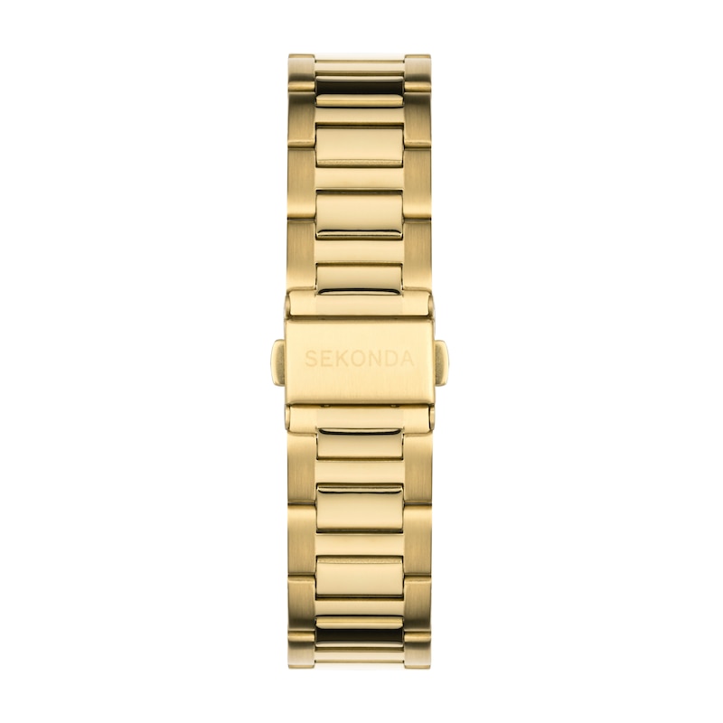 Sekonda Circuit Chronograph Men's Gold Tone Stainless Steel Bracelet Watch