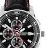 Thumbnail Image 2 of Sekonda Chronograph Men's Black Leather Strap Watch