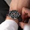 Thumbnail Image 3 of Sekonda Chronograph Men's Black Leather Strap Watch
