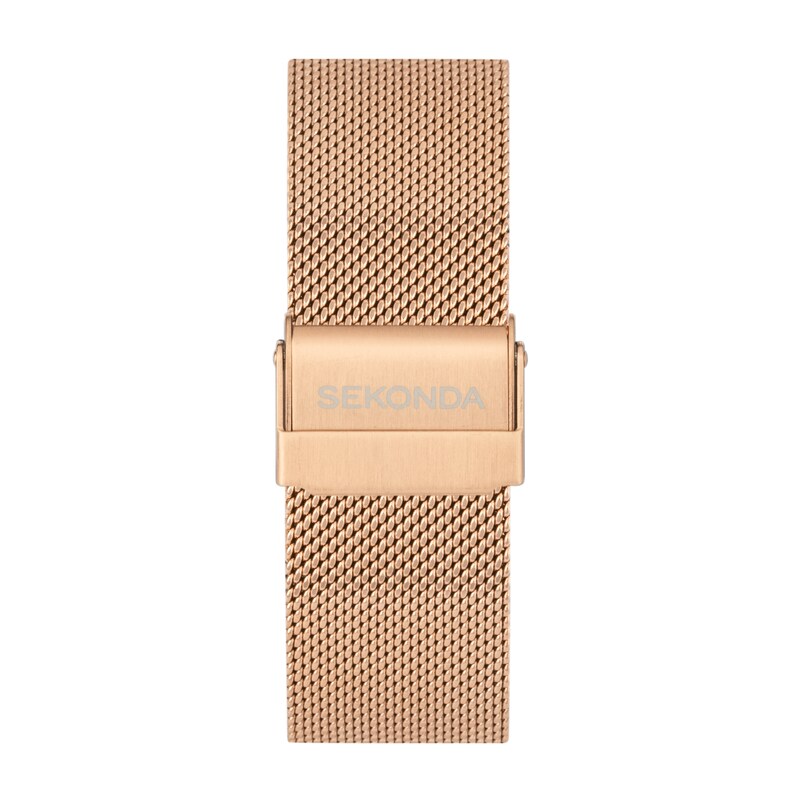 Main Image 8 of Sekonda Motion Plus Smart Rose Tone Stainless Steel Mesh Bracelet Watch